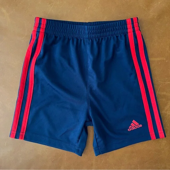 ADIDAS Kids White Sports Eagle Tee and Navy Shorts Set, 3T - Picture 8 of 10